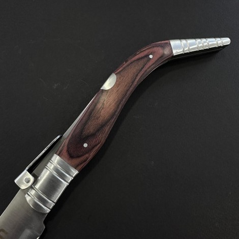 Briceag camping Bandolera 38cm, lama otel inox, maner lemn FR19