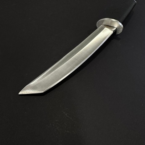 Set 3 cuțite japoneze ColdSteel, lama otel inox, maner abs negru si husa piele