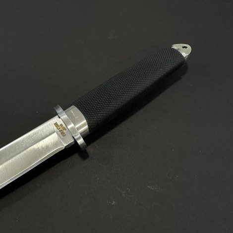 Set 3 cuțite japoneze ColdSteel, lama otel inox, maner abs negru si husa piele