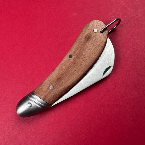 Cutit Altoit tip Briceag 19cm, lama concava otel inox, maner lemn maro FR18