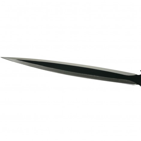 Set maceta vanatoare Ronin 68.5 cm, maner textil paracord rosu, teaca si kunai 25cm sabie FRS10