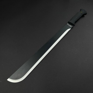 Cuțit camping tip maceta bowie 58cm, lamă neagra otel inoxidabil, maner texturat, cu husa FR17 sabie FRS10