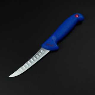 Cutit macelarie dezosat 26cm, lama cu caneluri otel inox, albastru CMD26AC-OI