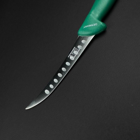 Cutit macelarie dezosat 29cm, lama cu caneluri otel inox, verde CMD29VC-OI FeroCut a005