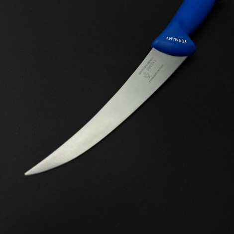 Cutit macelarie dezosat 30cm, lama lata otel inox, albastru CMD30AL-OI Cutit macelarie dezosat 30cm, lama lata otel inox, albastru CMD30AL-OI