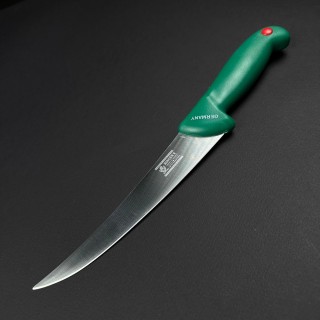 Cutit macelarie dezosat 30cm, lama otel inox, verde CMD30V-OI