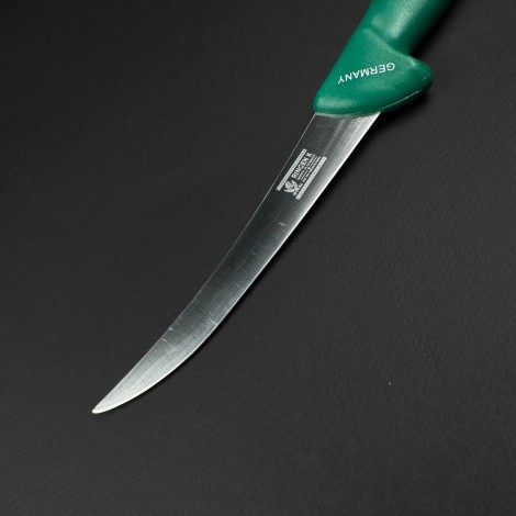 Cutit macelarie dezosat 30cm, lama ingusta otel inox, verde CMD30VI-OI