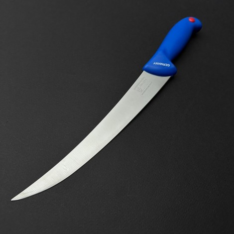 Cutit macelarie dezosat 36cm, lama lata otel inox, albastru CMD36AL-OI Cutit macelarie dezosat 36cm, lama lata otel inox, albastru CMD36AL-OI