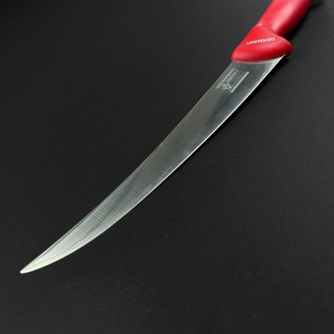 Cutit macelarie dezosat 36cm, lama otel inox, rosu CMD36R-OI