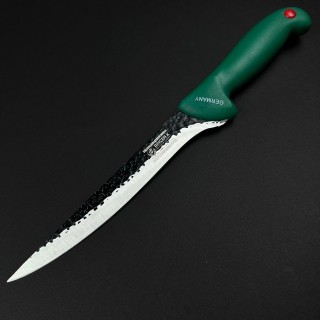 Cutit macelarie injunghiat 32cm, lama fier forjat, verde CMI32V-FF