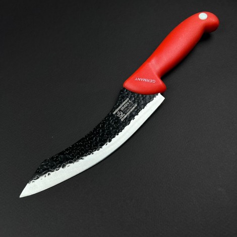 Cutit macelarie Santoku 29cm, lama fier forjat, rosu CMS29R-FF Cutit macelarie Santoku 29cm, lama fier forjat, rosu CMS29R-FF