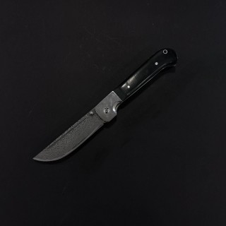 Cuțit camping briceag 26 cm, lama otel inox, maner lemn, teacă inclusa, BRC-DAM26BLK