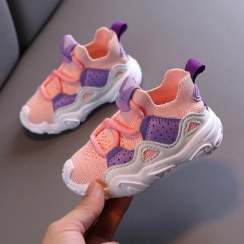 Pantofi scoala Sport Flex Ami roz