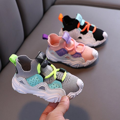 Pantofi scoala Sport Flex Ami roz