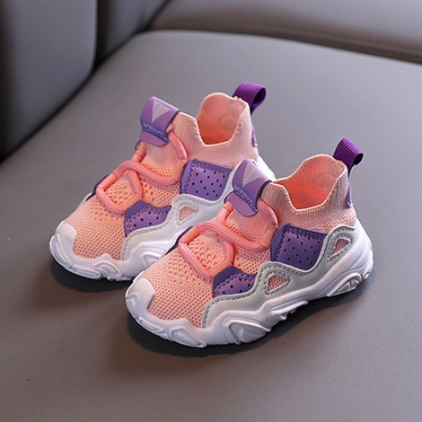 Pantofi scoala Sport Flex Ami roz