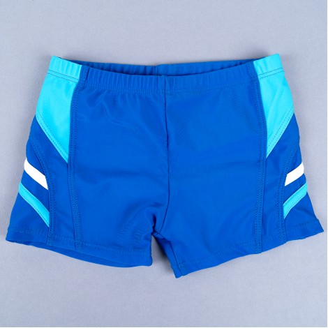 Costum de baie tip Boxeri Atlas, albastru