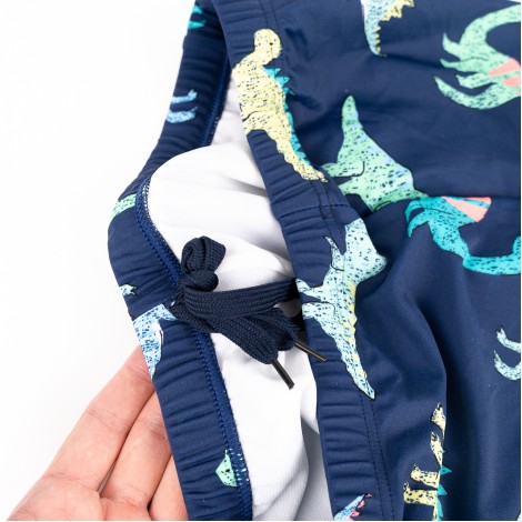 Costum de baie tip Boxeri Dino, albastru