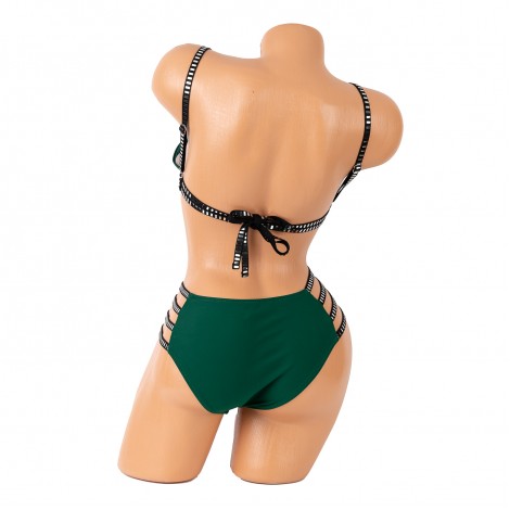 Costum de baie Daphne, verde, 2 piese