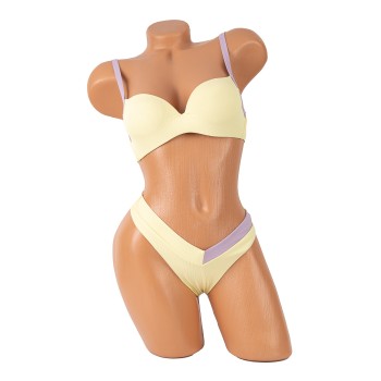 Costum de baie Destiny, galben, 2 piese