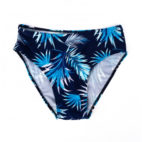 Costum de baie Elise, albastru, 2 piese, rochita cu slip