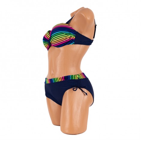 Costum de baie Flori, blue, 2 piese