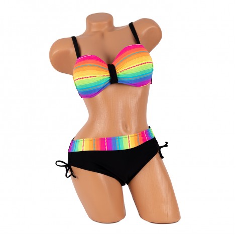 Costum de baie Flori, black, 2 piese Costum de baie Flori, black, 2 piese