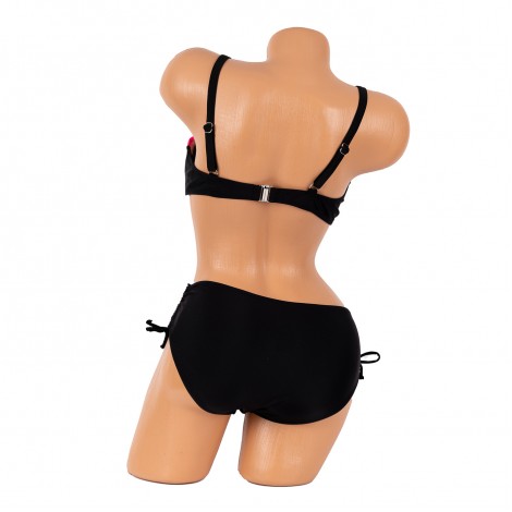 Costum de baie Flori, black, 2 piese Costum de baie Flori, black, 2 piese