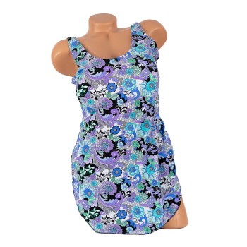 Costum de baie Mioara, bleu, intreg