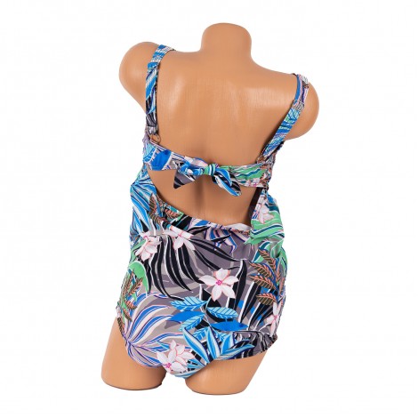 Costum de baie Tropical, bleu, intreg Costum de baie Tropical, bleu, intreg