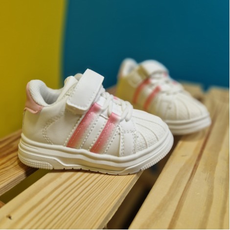 Pantofi Sport Camelia white pink Thoes