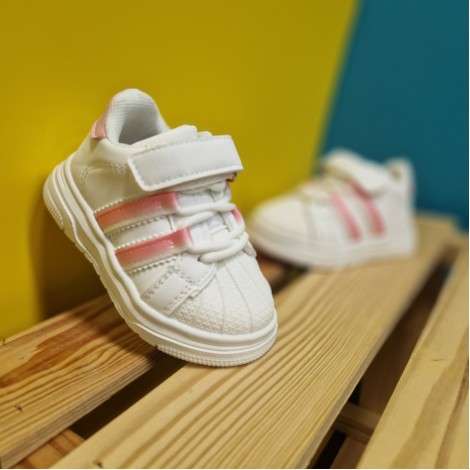Pantofi Sport Camelia white pink Thoes