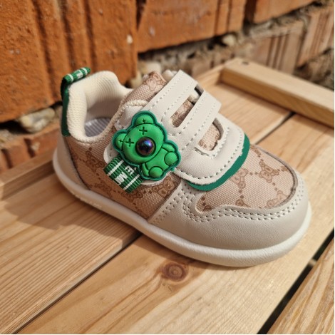 Pantofi Sport Green Bear white Thoes