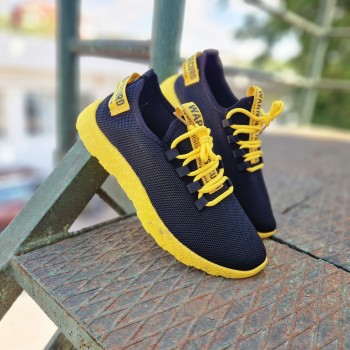 Pantofi Sport Warner black-yellow TopH