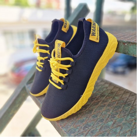 Pantofi Sport Warner black-yellow TopH