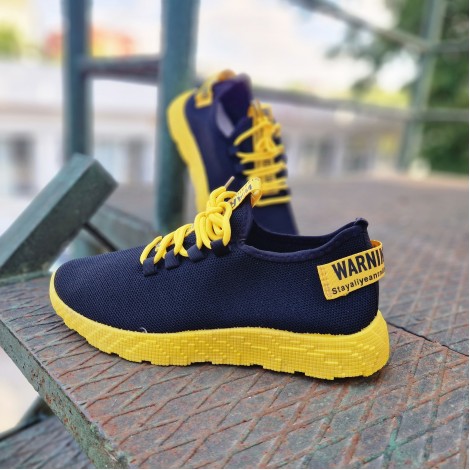 Pantofi Sport Warner black-yellow TopH