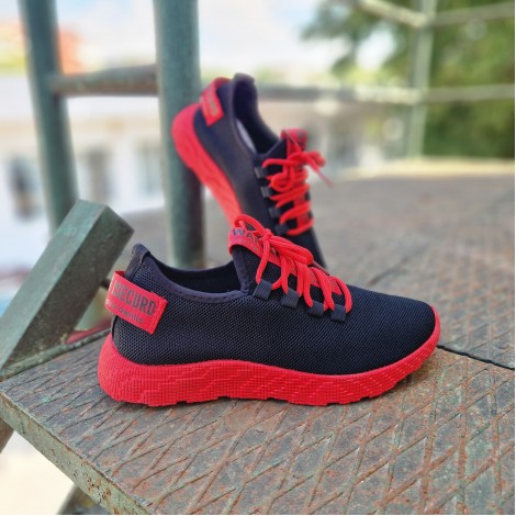 Pantofi Sport Warner black-red TopH
