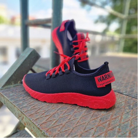 Pantofi Sport Warner black-red TopH