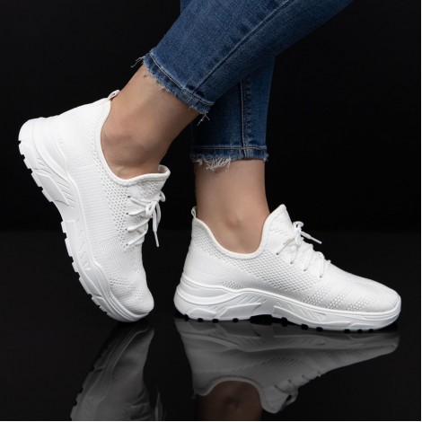 Pantofi Sport Miruna albi