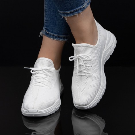 Pantofi Sport Miruna albi