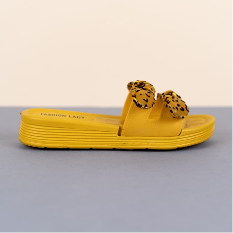Papuci Lady yellow