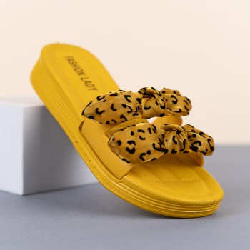 Papuci Lady yellow