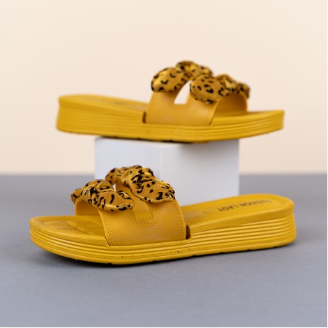 Papuci Lady yellow