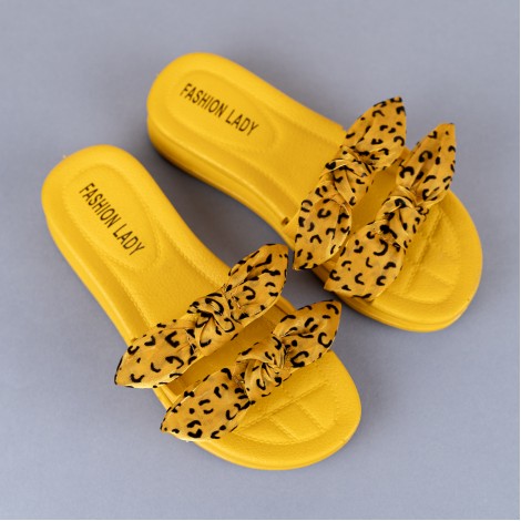 Papuci Lady yellow