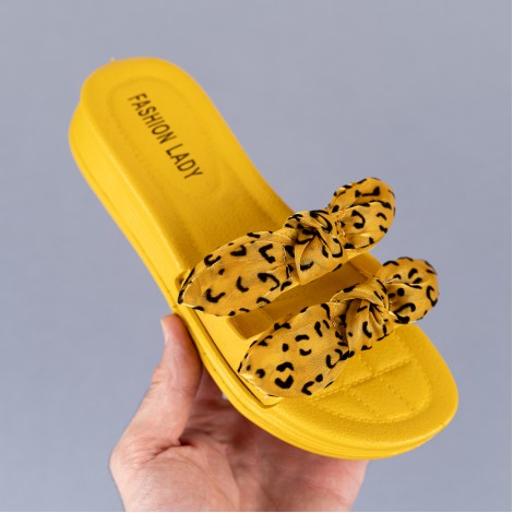 Papuci Lady yellow