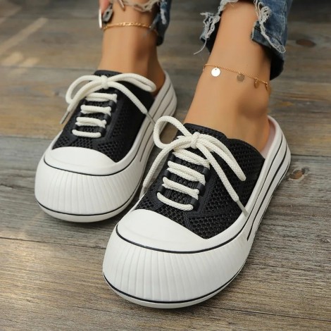 Saboti tip crocs Anya black