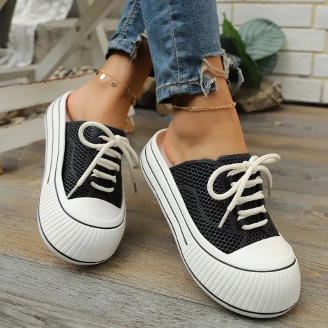 Saboti tip crocs Anya black