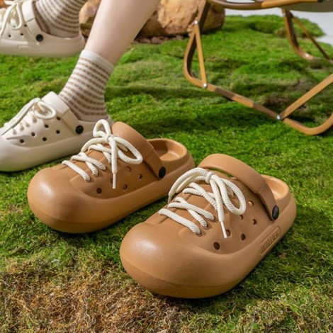Saboti tip crocs Cosmi brown