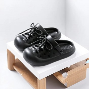 Saboti tip crocs Cosmi black