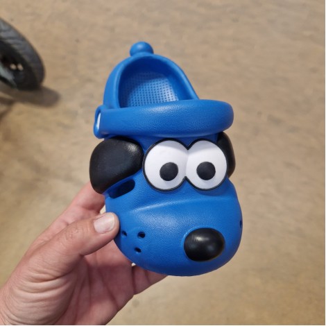 Saboti tip crocs Doggy blue
