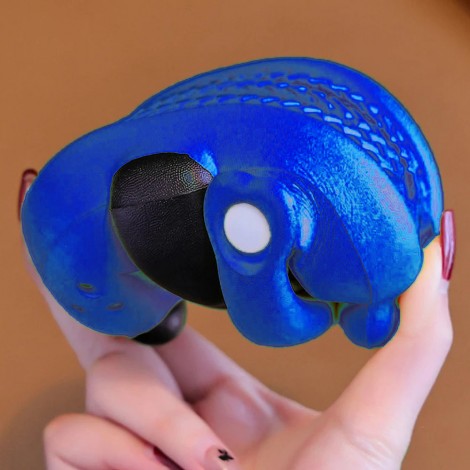 Saboti tip crocs Doggy blue
